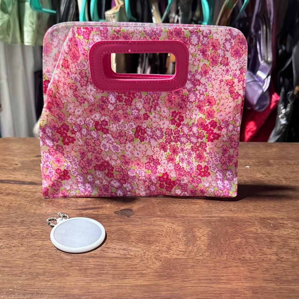 Avon Pink Floral Tote Bag